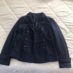 Navy Blue Pea Coat